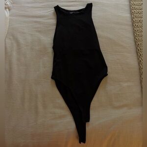 Zara black bodysuit, size s